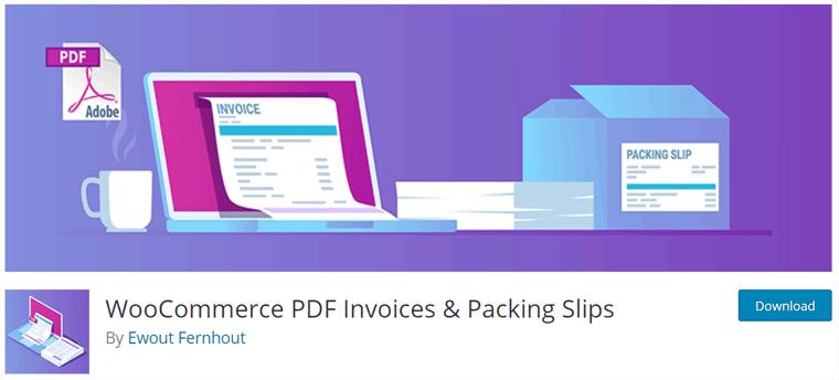 WooCommerce PDF Invoices and Packing Slips Plugin