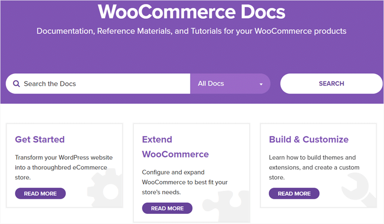 WooCommerce Support Documentations