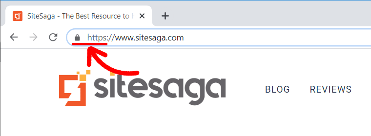 SSL Enabled Secure Site Example SiteSaga
