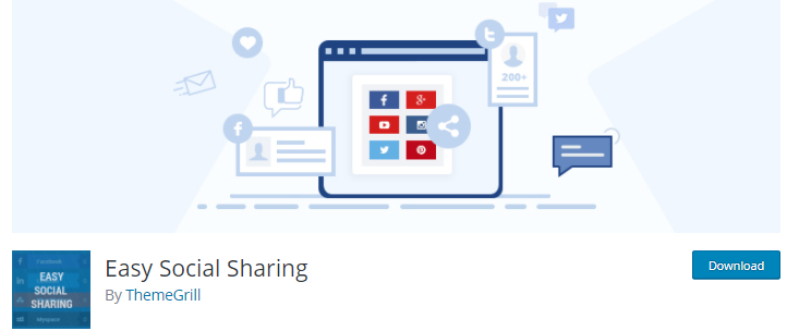 Social Share WordPress Plugin for Blogs - Easy Social Sharing