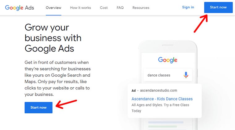 Starting Search Engine Marketing Campaign with Google Ads