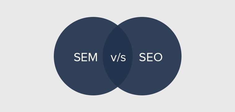 Search Engine Marketing vs Search Engine Optimization SEM vs SEO