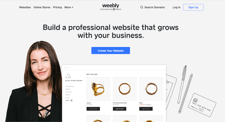 Weebly Simple Website Builder Platform