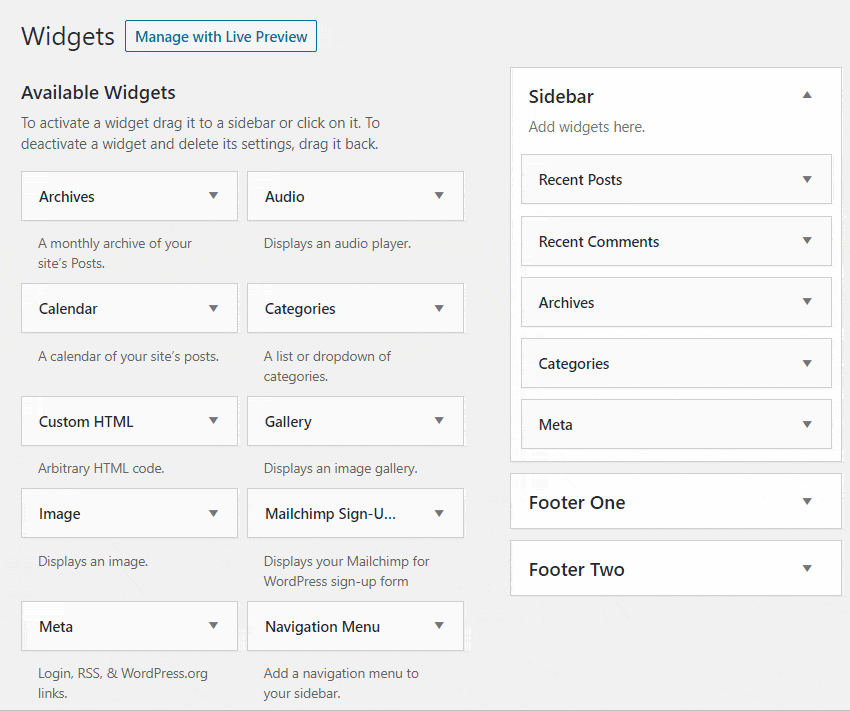 Sign-Up form Added to WordPress Sidebar with Widget