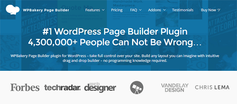 Page Builder Plugin WPBakery