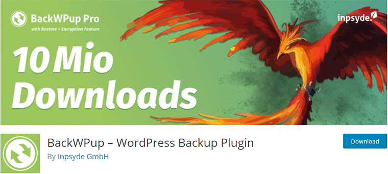 WordPress Backup Plugin BackWPup