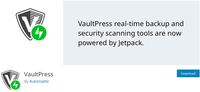 VaultPress WordPress Backup Plugin
