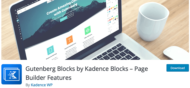 Kadence Blocks WordPress Gutenberg blocks plugin