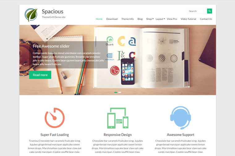 Spacious Multipurpose WordPress Theme