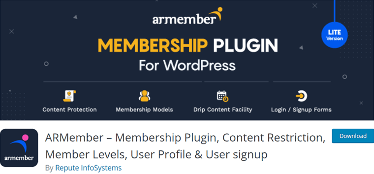 ARMember - Free WordPress Membership Plugin