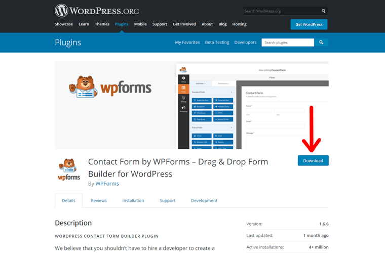 WPForms WordPress Plugin for Download