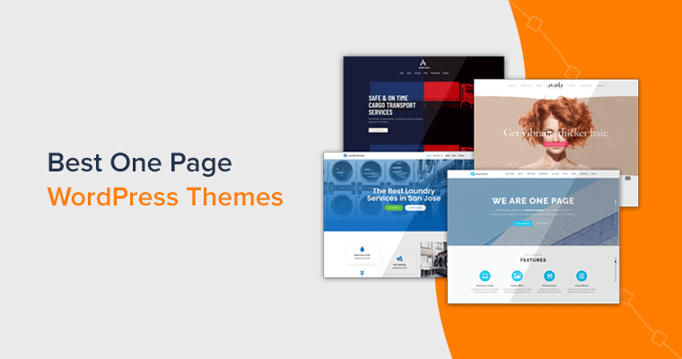 Best One Page WordPress Themes for Single Page Sites