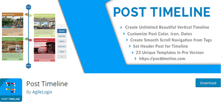 Post Timeline Content Timeline WordPress Plugin