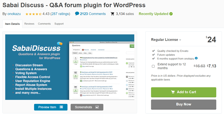 Sabai Discuss WordPress Q&A Forum Plugin