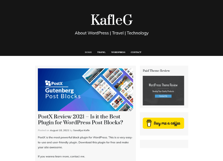 KafleG-Website good personal websites