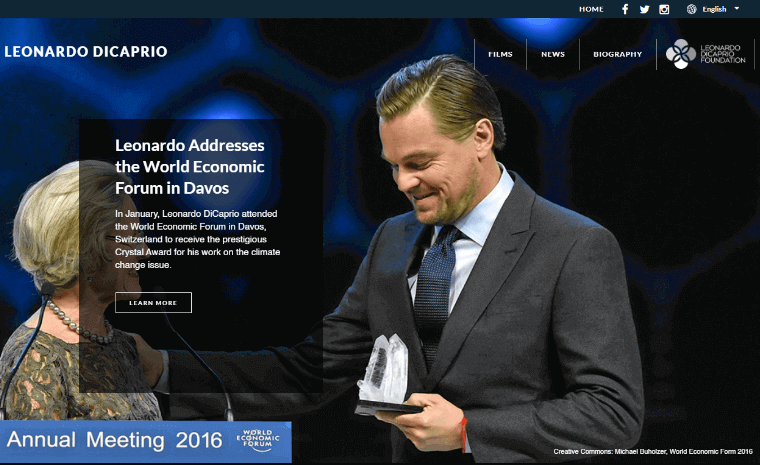 Leonardo-Dicaprio-Website