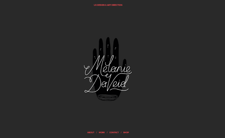 Melaine-daveid-Website personal websites templates