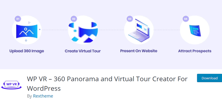 WP VR WordPress real estate virtual tour plugin
