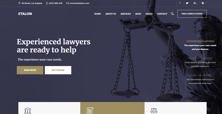 Etalon-Theme-theme WordPress themes for lawyer