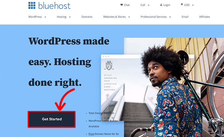 Get Started with Bluehost