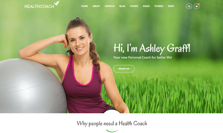 Health Coach WordPress Therapy Theme