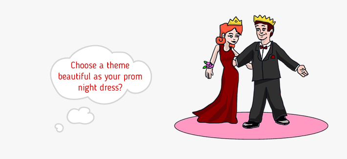 Choose a Beautiful Theme like Prom Outfit