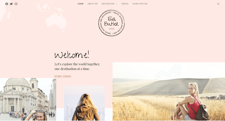 Astra Travel Blog WordPress Theme Business Website for WordPress vs Tumblr