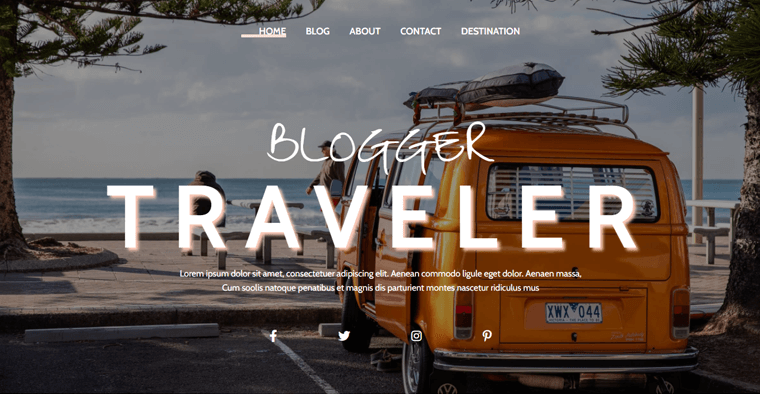 PopularFX Free Travel Blog Theme
