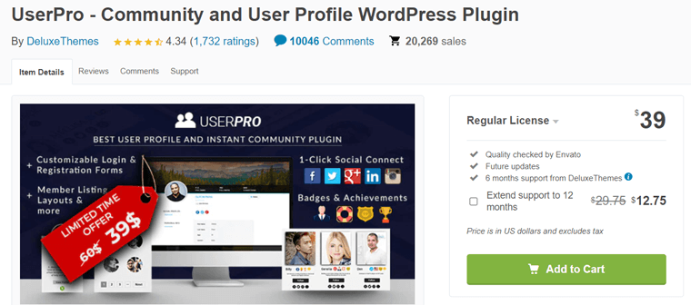 UserPro User Registration and Login WordPress Plugin