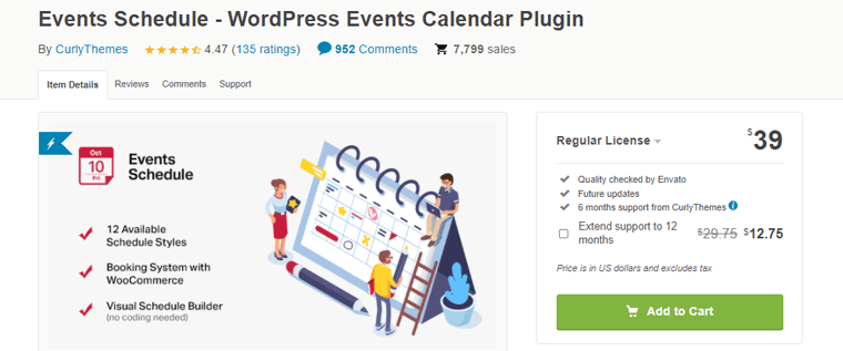 Events Schedule-WordPress events plugins