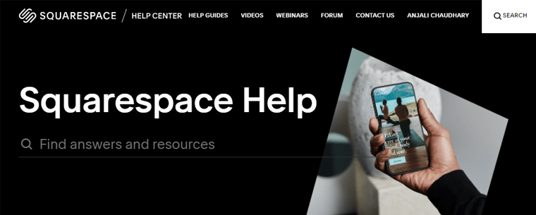 Customer Support of Squarespace