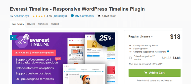 Content Timeline WordPress Plugin