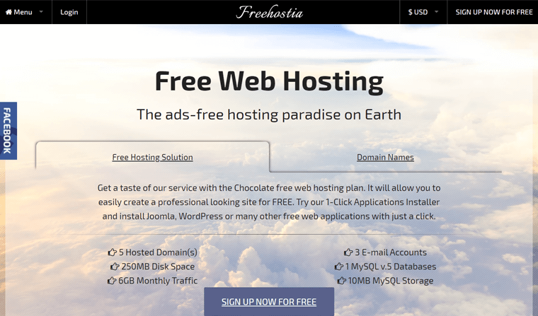 Freehostia - Free WordPress Hosting Service