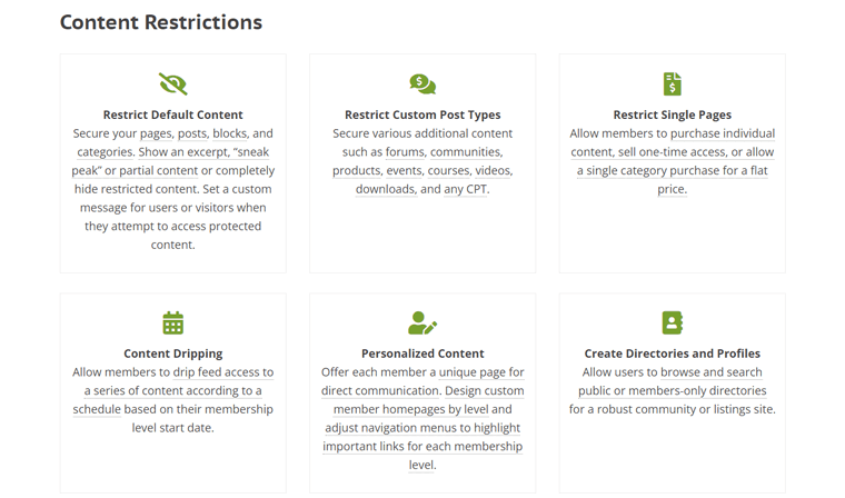 Paid Memberships Pro Content Restrictions