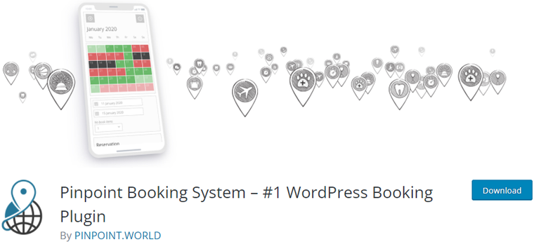 Pinpoint Booking System Plugin for WordPress