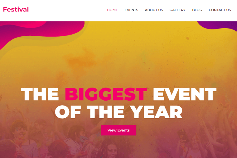 Event Listing-free WordPress themes for event websites