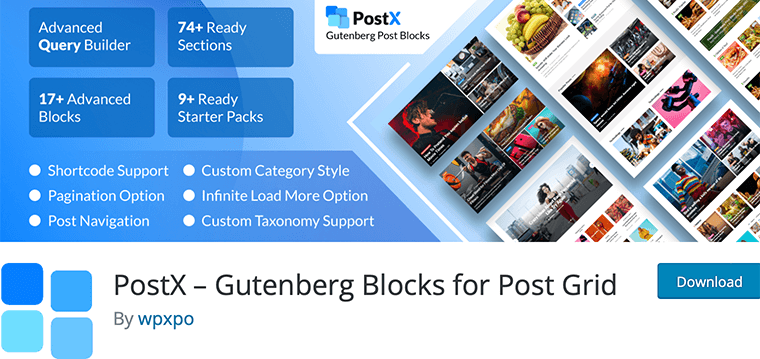 PostX - Best WordPress Blog Grid Plugin