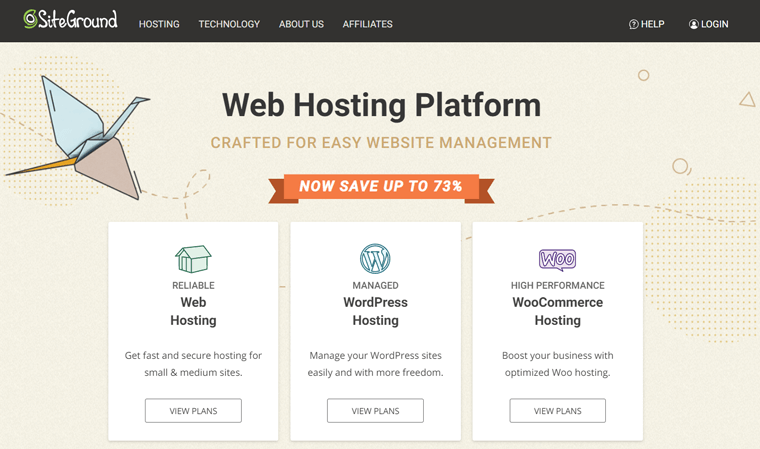 SiteGround Web Hosting Solution for Small Business