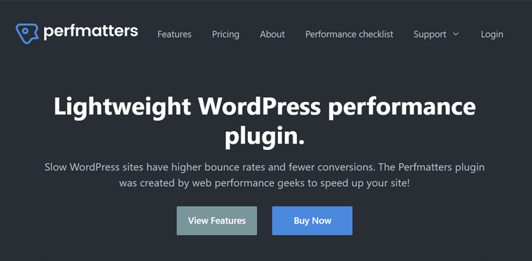 Perfmatters - Best WordPress Plugins