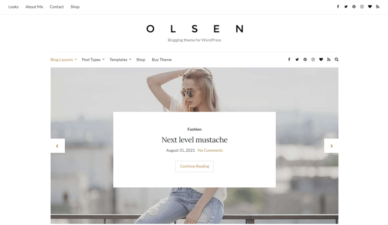 Olsen Pro WordPress Theme