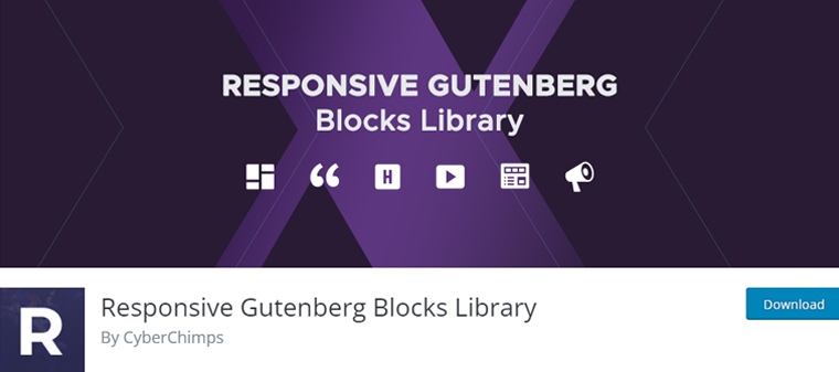 Reponsive Gutenberg Blocks Library