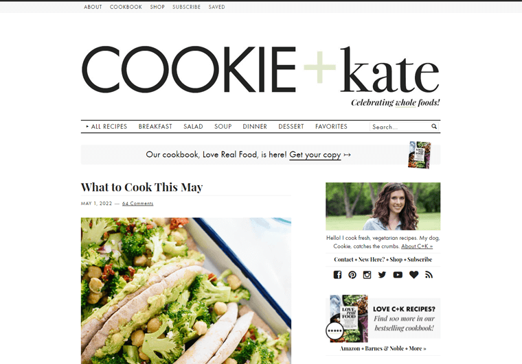 Cookie and Kate - Blog Website Examples
