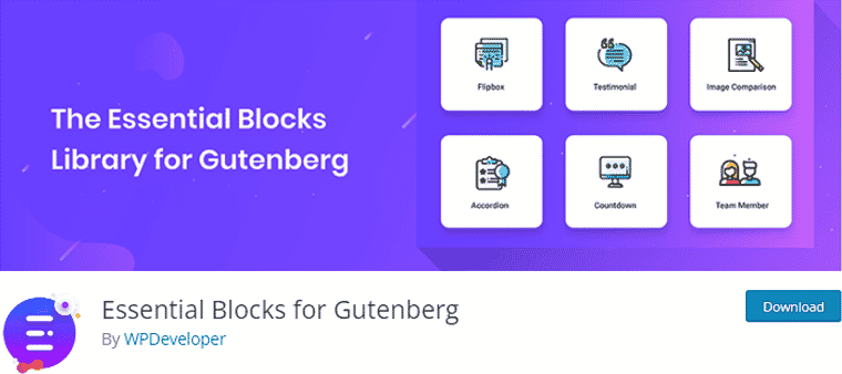 Essential Blocks for Gutenberg