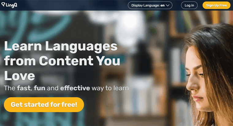 Lingq Language Course Website - Membership Ideas