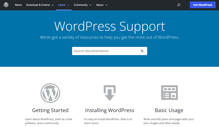 WordPress website builder Support Forum