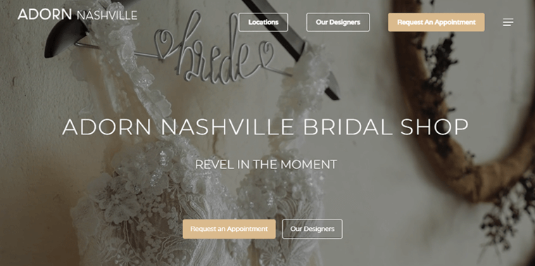 Adorn Nashville Website Example