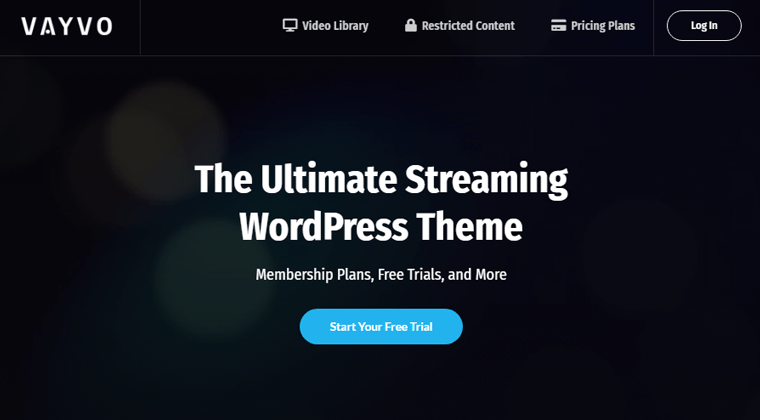 Vavyo WordPress Streaming Website Theme