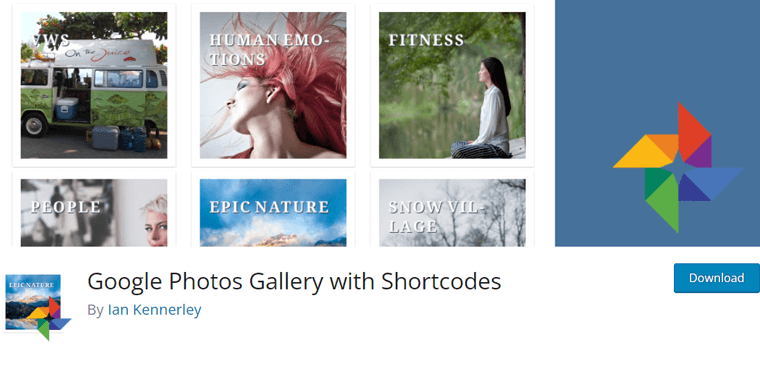 Google Photos Gallery with Shortcodes Plugin