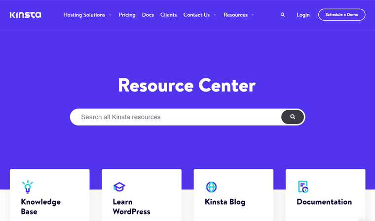Kinsta Resource Center