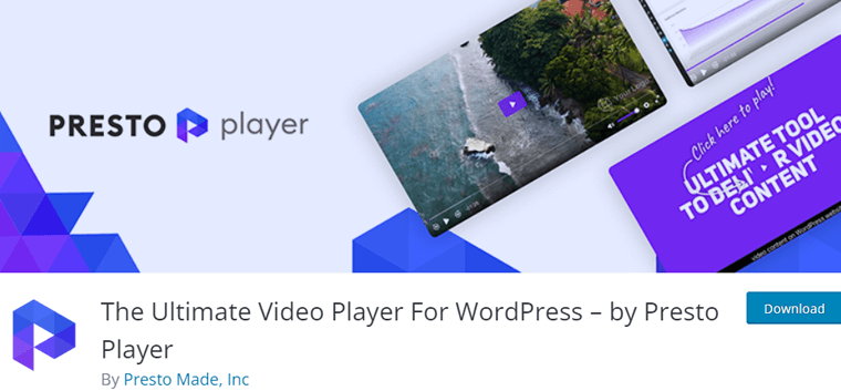 Presto Player WordPress Video Player Plugin